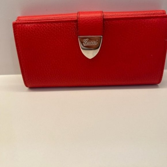 Gucci Handbags - Gucci Leather Signori Bifold Long Wallet - Brand New